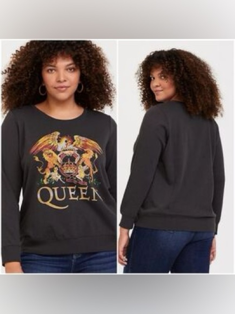 Torrid x Queen pullover crewneck Band sweatshirt